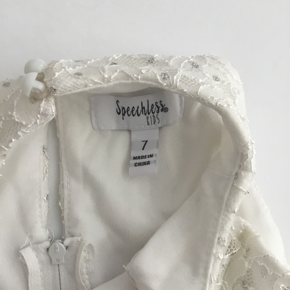 Speechless Kids Girls Formal Dress Black And White Size 7 - Picture 4 of 12